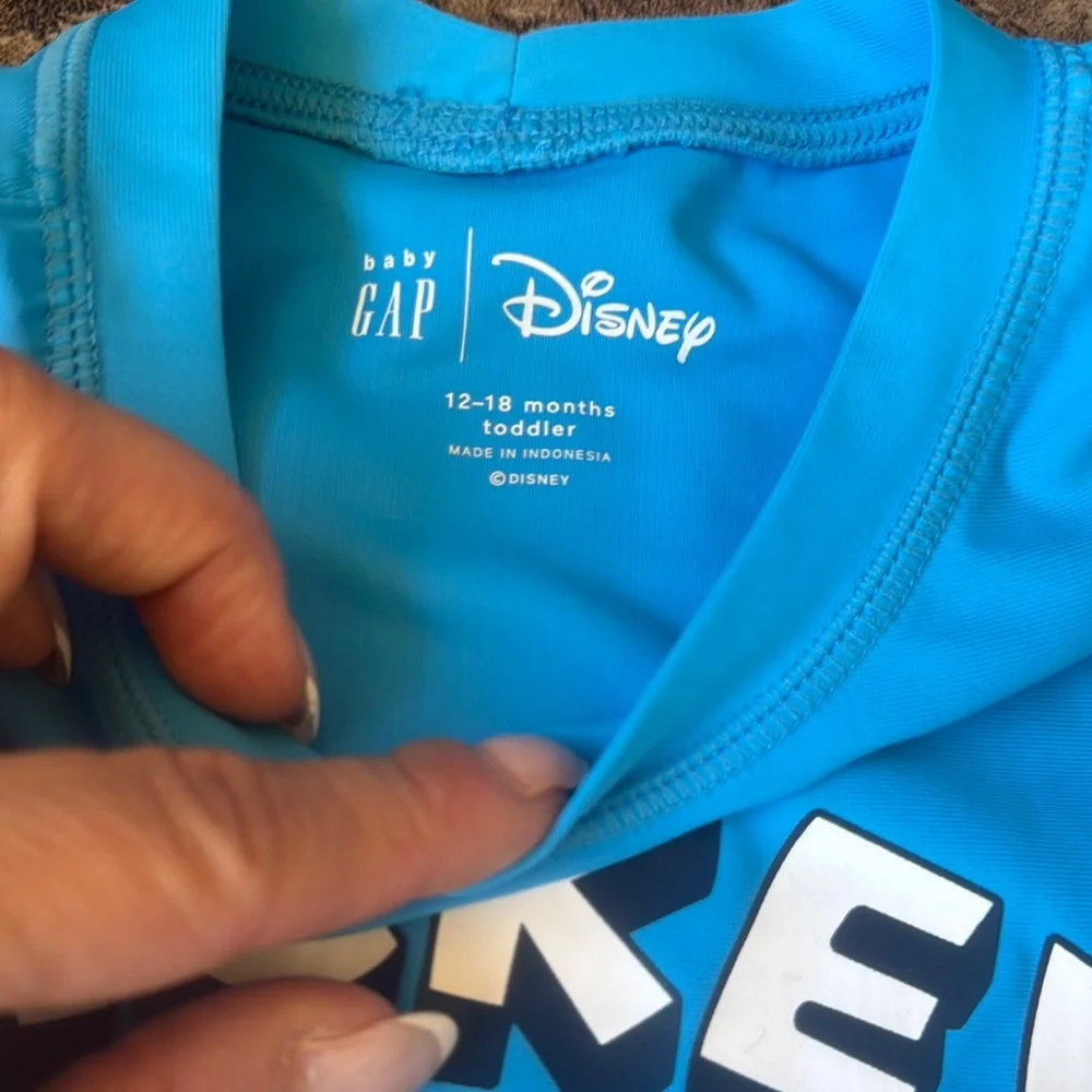 Disney Blue Mickey Mouse Pajama Set - Picture 3 of 4